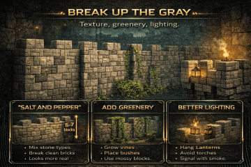 Minecraft Castle Texturing Minecraft Castle Guide: From Survival to Sovereignty - Free Builders
